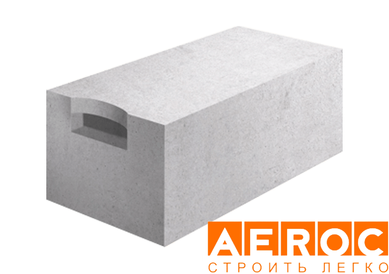 Газобетон Aeroc D600 375х250х625 мм